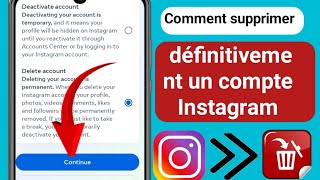 Comment supprimer définitivement un compte Instagram nouvelle mise à jour [upl. by Chang]