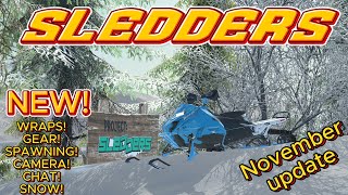 SLEDDERS Season start update New sleds Gear and much more [upl. by Jaycee]