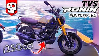 ¡NUEVA TVS RONIN 250 LLEGA A MÉXICO  Alets Go [upl. by Noleta]