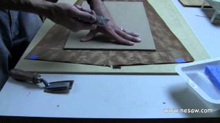 Creating a Bookmatched Veneer Panel  Part 3 [upl. by Yager]