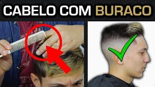 ARRUMANDO CORTE DE CABELO COM BURACÃO [upl. by Peursem]