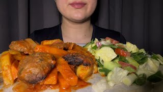 ASMR  FIRINDA KÖFTE PATATES amp SALATA  TÜRKÇE ASMR  ALT YAZI [upl. by Primaveria]