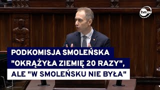 Kilometrówki i loty podkomisji smoleńskiej quotkosztowały polskiego podatnika ponad milion złotychquot [upl. by Eveiveneg]