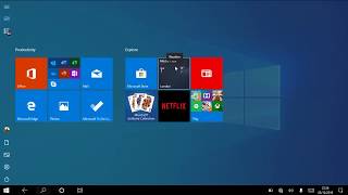 Win 10 switch between Desktop mode Tablet mode Start Menu Start Screen [upl. by Elleirb]