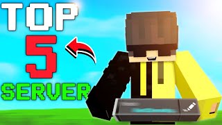 Top 5 Best Server For Minecraft Pe  Best 5 Server For Minecraft Pe  Top 5 Best Mcpe Server [upl. by Moffitt127]