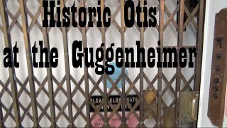 Historic Otis Single Speed Elevator  The Guggenheimer Nursing Home Lynchburg VA [upl. by Adiaj447]