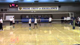 Clovis High boys volleyball vs Clovis North Game 3  040915 [upl. by Elsie]