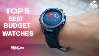 TOP 5 Best Budget Smartwatch 2023 [upl. by Oba]