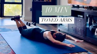 10 MIN TONE YOUR ARMS WORKOUT No Equipment [upl. by Fredel]