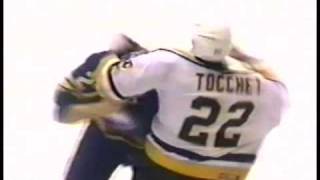 Brad May vs Rick Tocchet Nov 17 1992 [upl. by Drusilla876]