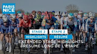 Extended Highlights  Stage 2  ParisNice 2024 [upl. by Nahor333]