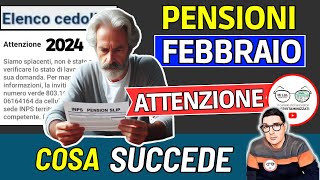 INPS⚠️ PENSIONI FEBBRAIO 2024 ➡ CEDOLINI e DETTAGLIO BLOCCATI con NOVITà AUMENTI NETTI quando [upl. by Lledor131]