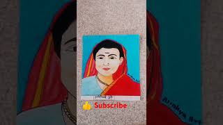 सावित्रीबाई फुले  Savitribai fhule drawingSavitribai fhule sketch [upl. by Frager982]