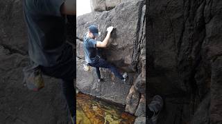 Found a fun little over hang rockclimbing bouldering climbingfun [upl. by Ellen748]