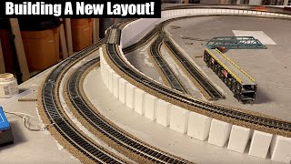 Im Building a New HO Train Layout  Model Railroading [upl. by Sawyor]