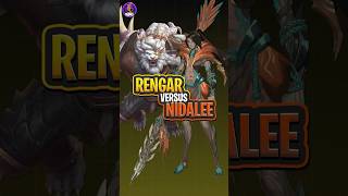 Nidalee vs Rengar Riot Riotgames LoL LeagueOfLegends Rengar Nidalee [upl. by Yentrok]