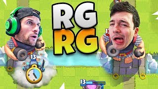 NICKATNYTE and MOLT  Royale Giant MADNESS  Clash Royale [upl. by Oneill]