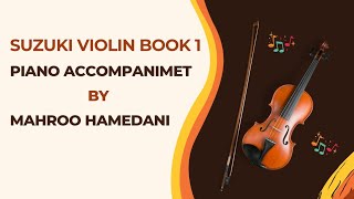 Suzuki Violin Book 1 piano accompaniment Twinkle Twinkle Little Star Variation C Metronome 60 [upl. by Laon322]