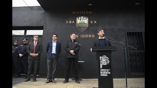 Entrega de Patrulleros e Inauguración de base para la FBA en San Isidro [upl. by Camarata]