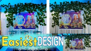 Simple Wedding Decoration Ideas at Home  Nuptial Design [upl. by Pritchett]