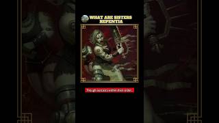 Adepta Sororitas The sister repentia Warhammer40k AdeptaSororitas WarhammerLore lore wh40k [upl. by Atilal]