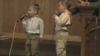 Two Little Boys Singing In Churchwmv [upl. by Hanas]