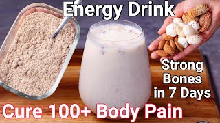 Cure 100 Diseases with 1 Tbsp of Magic Powder  High Energy Milk Drink for Body Pain amp Strong Bones [upl. by Nedry449]