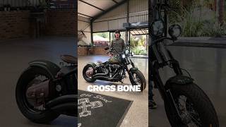 ☄️Custom Cross Bones Bobber ☄️ harleydavidson oldskoolretro [upl. by Darum]