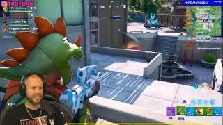 Troydan Plays Fortnite With DonJ Eddie and Piggy [upl. by Betthel131]