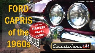 Classic Cars UK Series 01 Episode 02 60s Ford Consul Capris [upl. by Enneillij543]