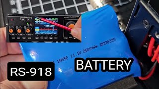 RS918 HF  LETS LOOK AT THE BATTERY [upl. by Leo]