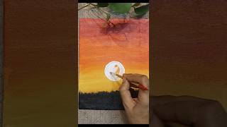 Painting for Beginners Canvas Painting Homemade Canvas youtubeshorts diy [upl. by Selimah18]