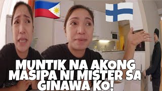 MUNTIK NIYA NA AKONG MASIPA NI MISTER SA GINAWA KO SA KANYAFILIPINA 🇵🇭LIFE IN FINLAND 🇫🇮COUPLE [upl. by Nomled61]