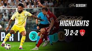 HIGHLIGHTS  JUVENTUS 22 BREST  Preseason Friendly [upl. by Farrand74]