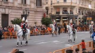 FALLAS 2018 CABALGATA DEL NINOT DESFILE DE CABALLOS [upl. by Stock680]