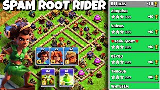 BASE LINK 🔴SPAM ROOT RIDER VALKYRIE WITH DRUID STRATEGY 🔴 LEGEND LEAGUE LIVE ATTACK 🔴 AUG SEASON [upl. by Milicent427]