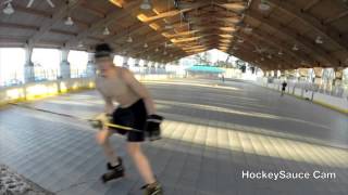 Hockey Sauce Funny Trick Shots and Puck Play [upl. by Idok542]