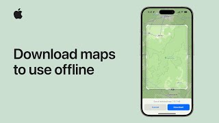 How to download maps to use offline on iPhone and iPad  Apple Support [upl. by Rosabelle]