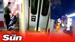 Salisbury train crash  Vid inside carriage Exclusive [upl. by Aimek]