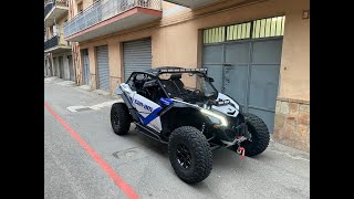 CANAM MAVERICK X3 DS TURBO RR 2023 2024 PRESENTAZIONE ITALIA ITALY ITA CUSTOM GRAPHICS 32x10 R14 [upl. by Coady]