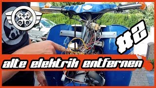 Simson Schwalbe KR51  VAPE einbauen Teil 2  Den ganzen alten PLUNDER rausschmeißen 😎 [upl. by Antonius30]