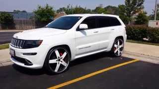 14 SRT8 JEEP ON 26quot VELLANO WHEELS [upl. by Razaile]