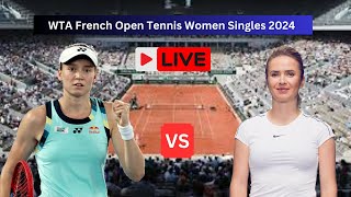 🔴LIVEElina Svitolina vs Elena Rybakina WTA French Open Tennis Women Singles 2024 116 Finals score [upl. by Daberath752]