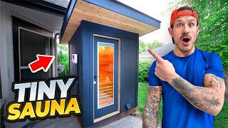 Building a DIY Tiny Sauna On a Budget [upl. by Callida43]