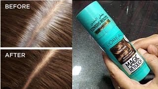 LOreal retouch spray  LOreal temporary Hair Colour  Loreal roots Touch up  Real Beauty Secret [upl. by Odraboel877]