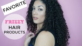 Favorite Hair Products For FRIZZY Hair [upl. by Kciredor]