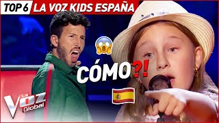 Las mejores AUDICIONES A CIEGAS de La Voz Kids España 2023 [upl. by Rosenquist]