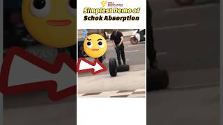 simple demo of schokk absorption science physics vyasedification viral shorts ytshorts [upl. by Annalee354]