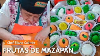 MAZAPANES DE ALMENDRA  Modelamos 12 frutas y verduras [upl. by Atilam]