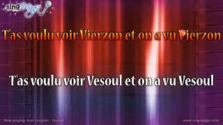 Brel Jacques Vesoul Karaoke Version Instrumental [upl. by Wettam934]